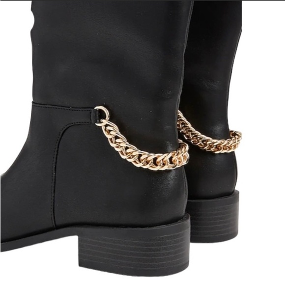 Boots EXPRESS Chain Riding Boots new - Picture 6 of 9